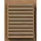 Ekena Millwork Vertical Gable Vent Functional, Western Red Cedar Gable Vent w/ 1" x 4" Flat Trim Frame, 34"W x 14"H GVWVE34X1401SFUWR - alternate 4